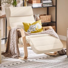 Plush Rocking Chair for