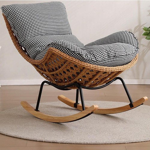 Comfy rattan rocking - rocking, chair