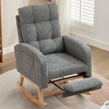 Rocking Chair with Footrest
