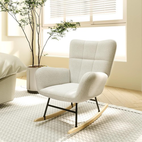 Teddy fleece rocking chair - fleece,