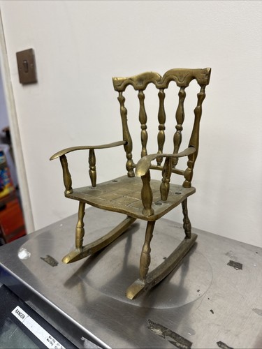 Vintage solid brass rocking - vintage,