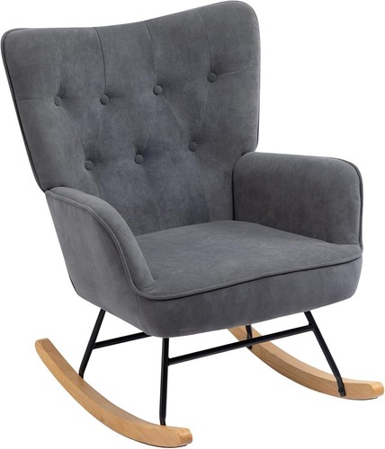 Velvet rocking chair for - velvet,
